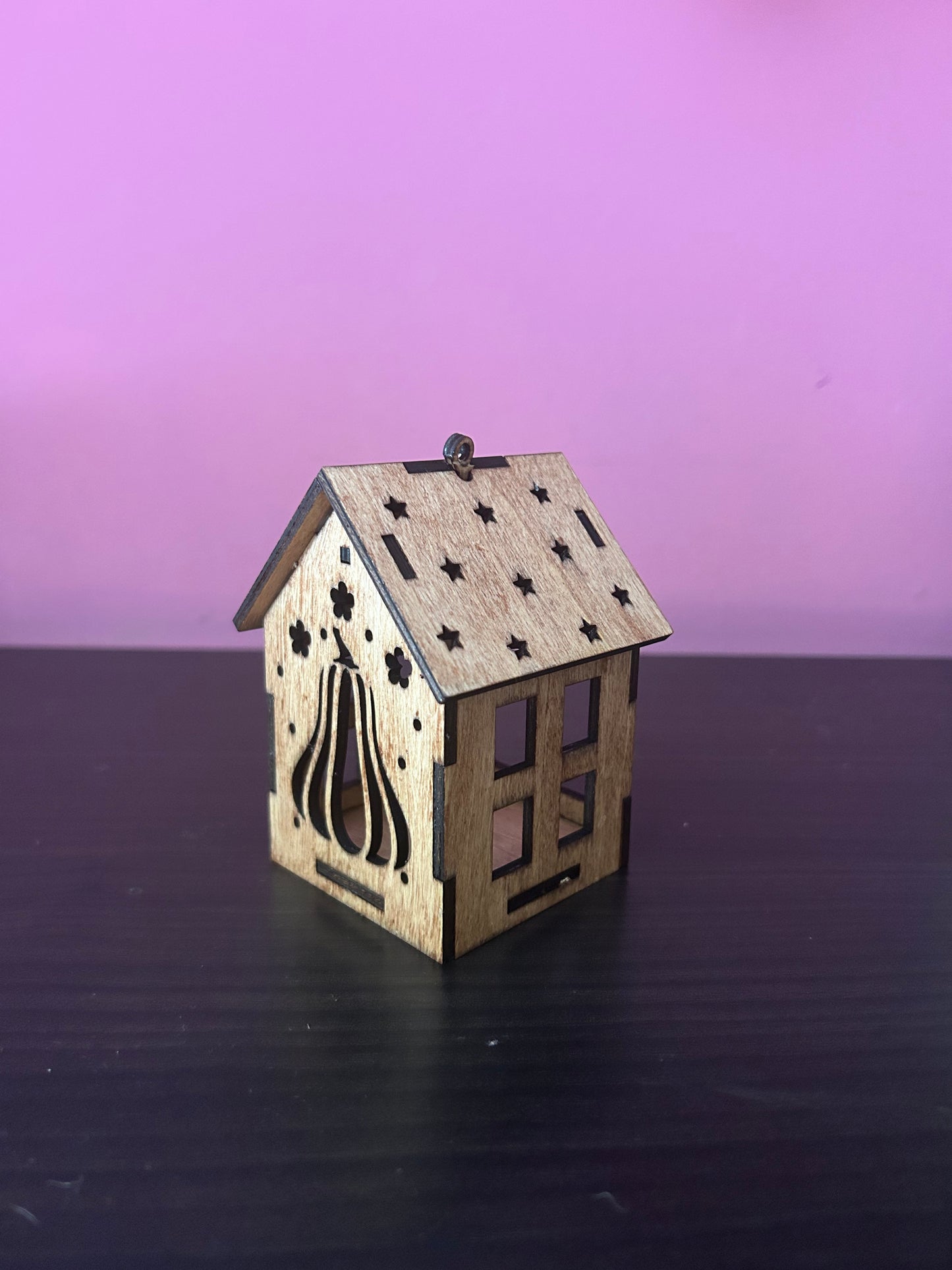 Casitas otoñales de madera