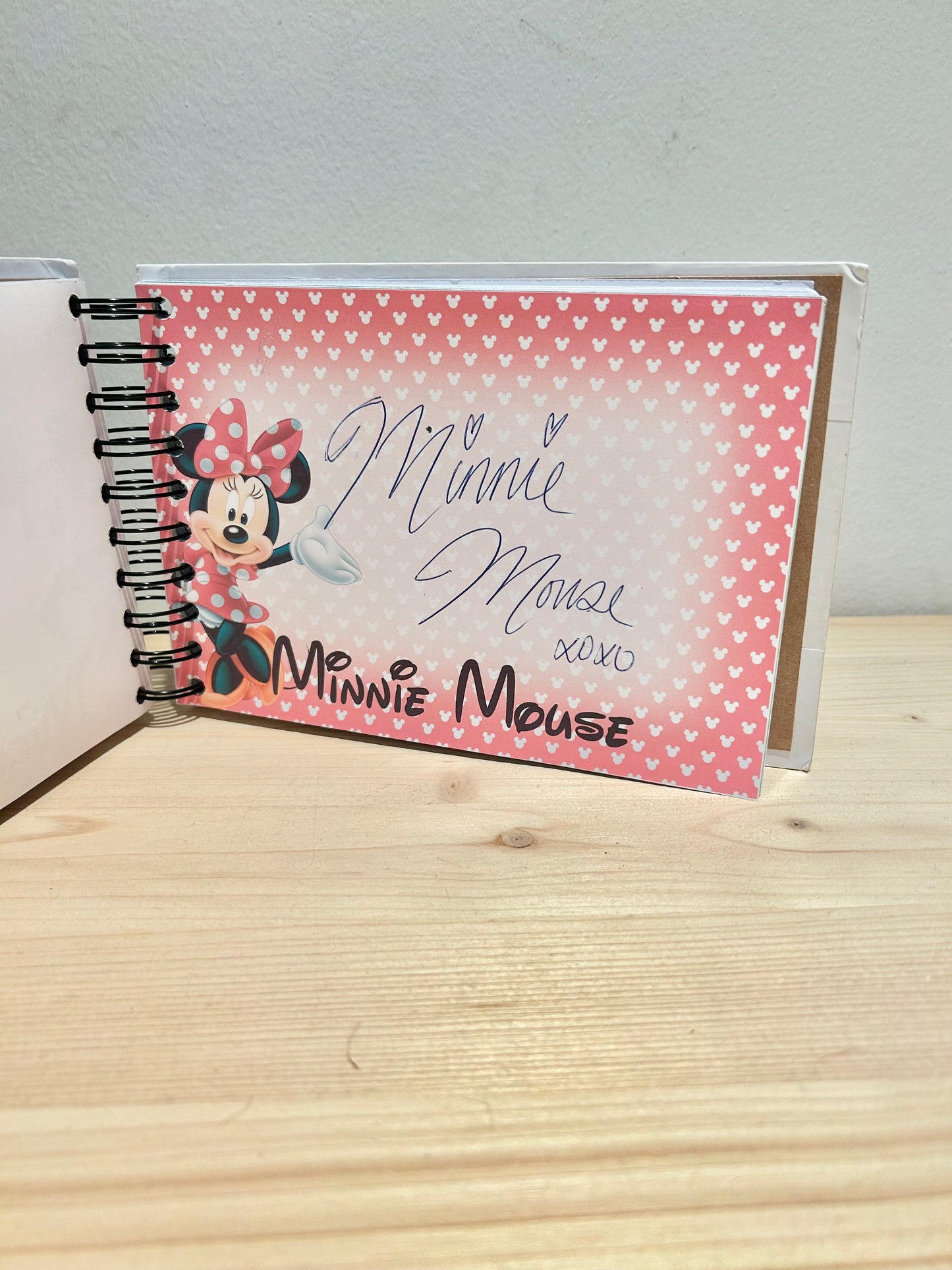 Libro autógrafos Disney