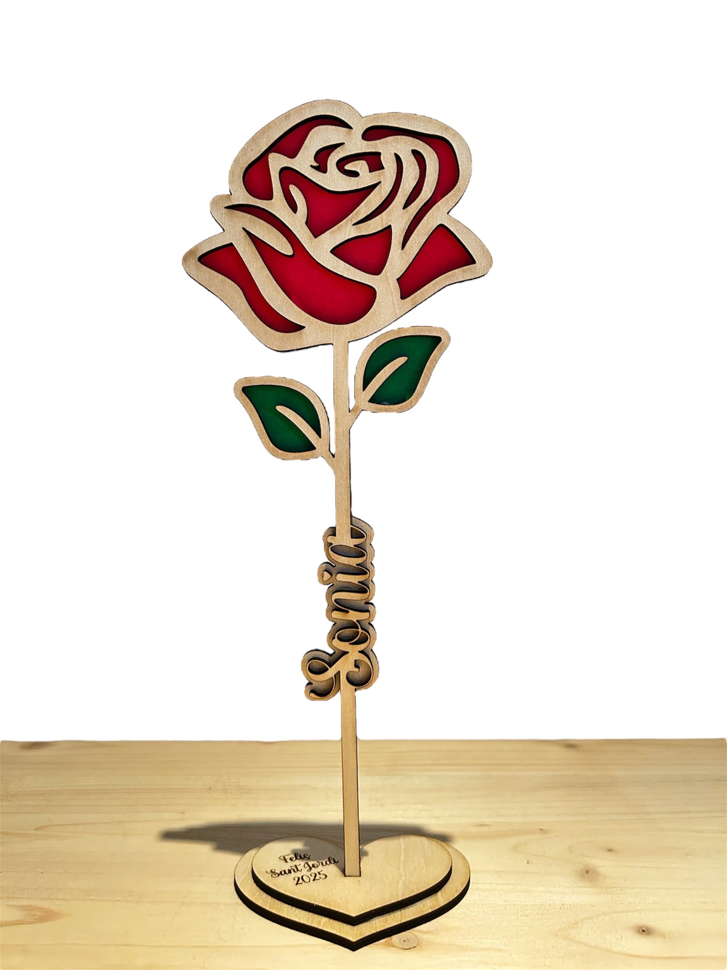Rosas de madera