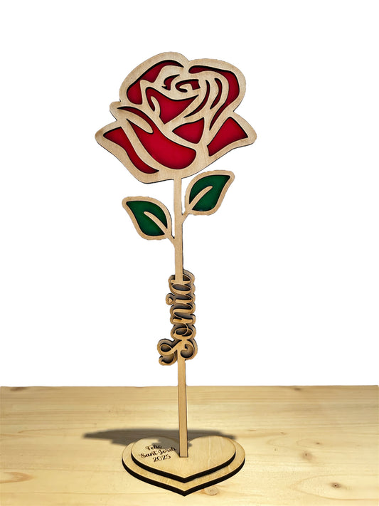 Rosas de madera