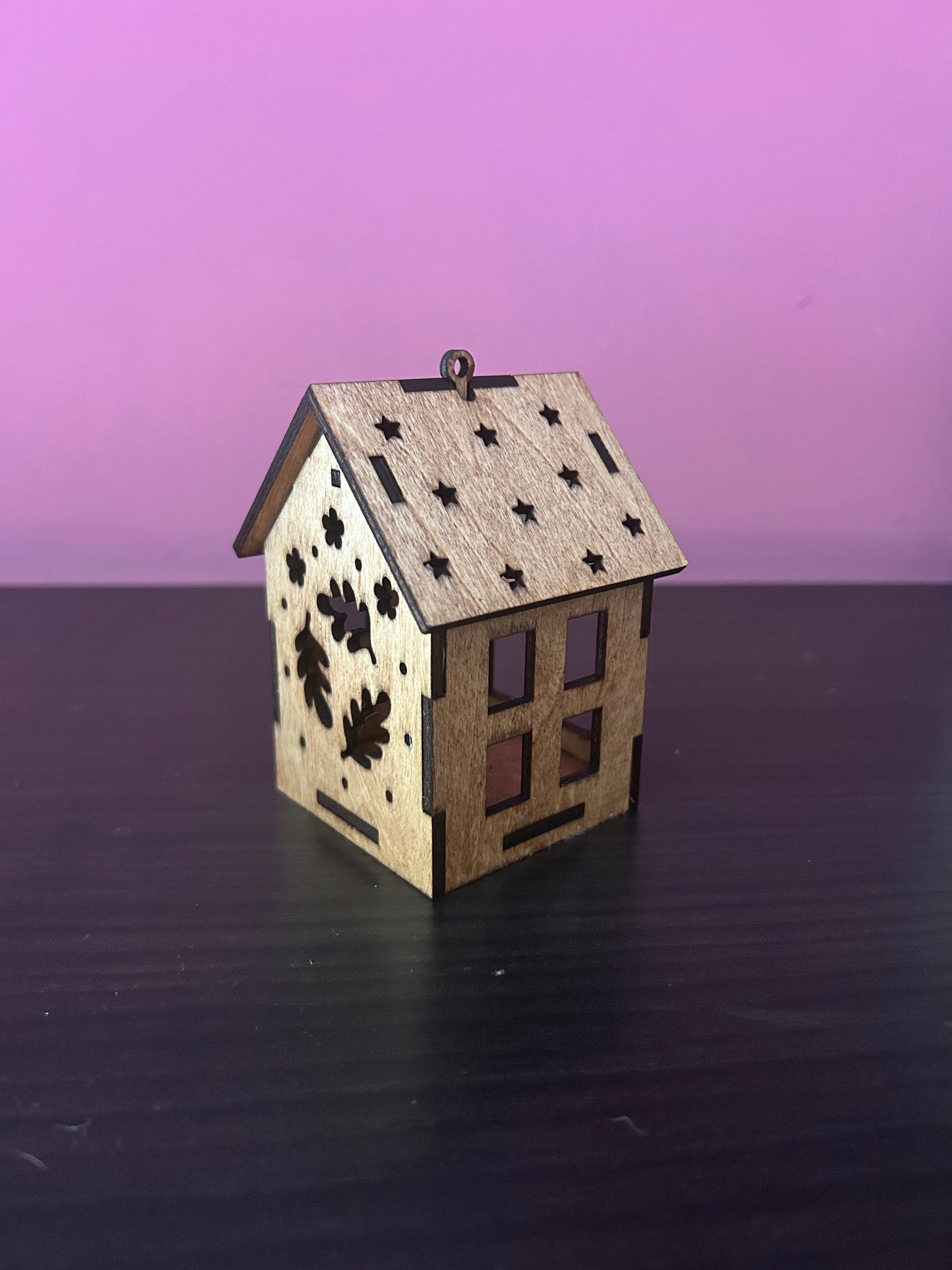 Casitas otoñales de madera