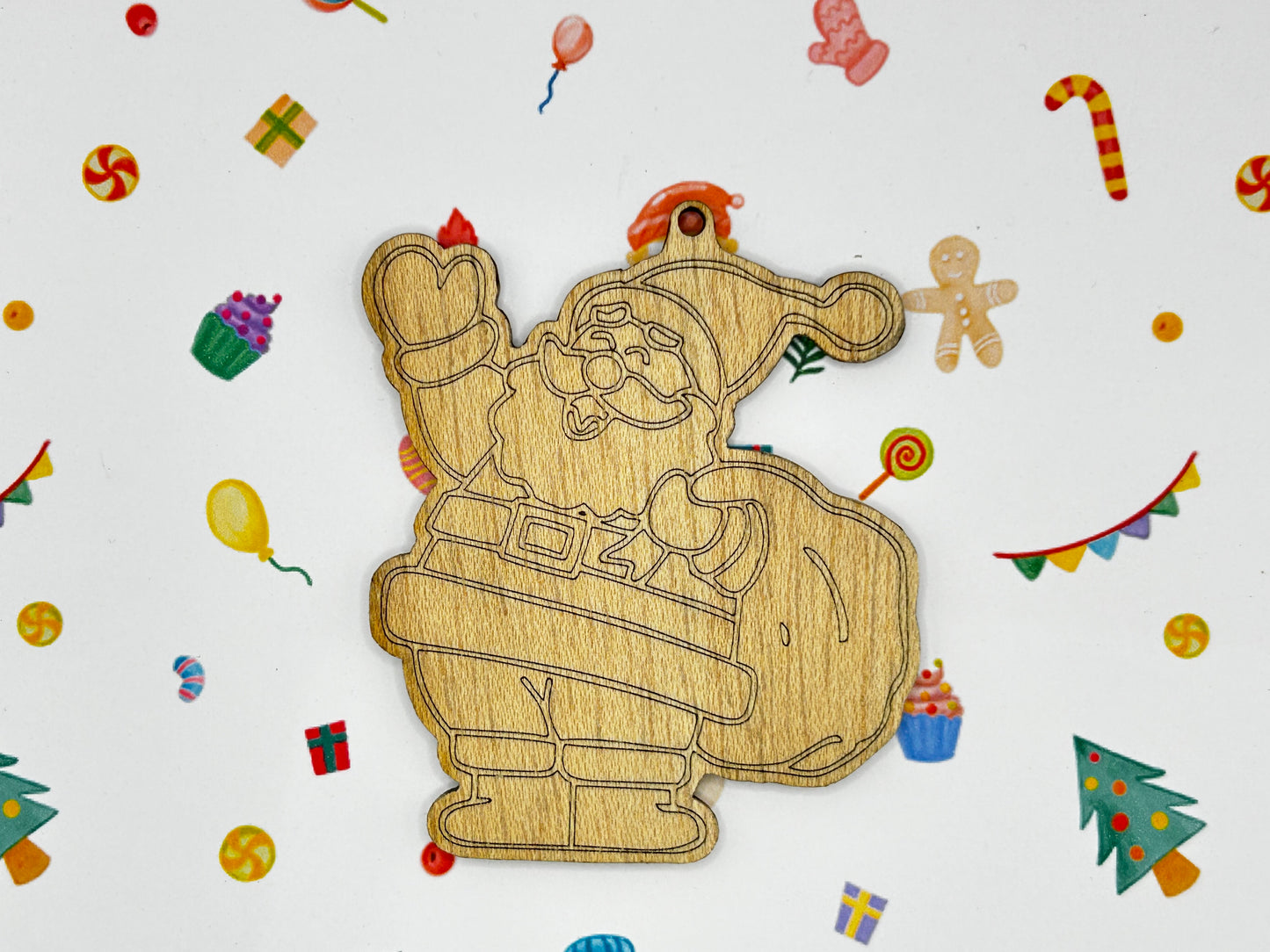Bolas de Navidad de madera para pintar
