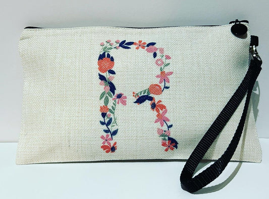 Necesser personalitzat amb inicial floral