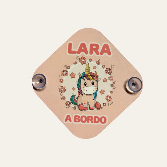 Placa nadó a bord personalitzada