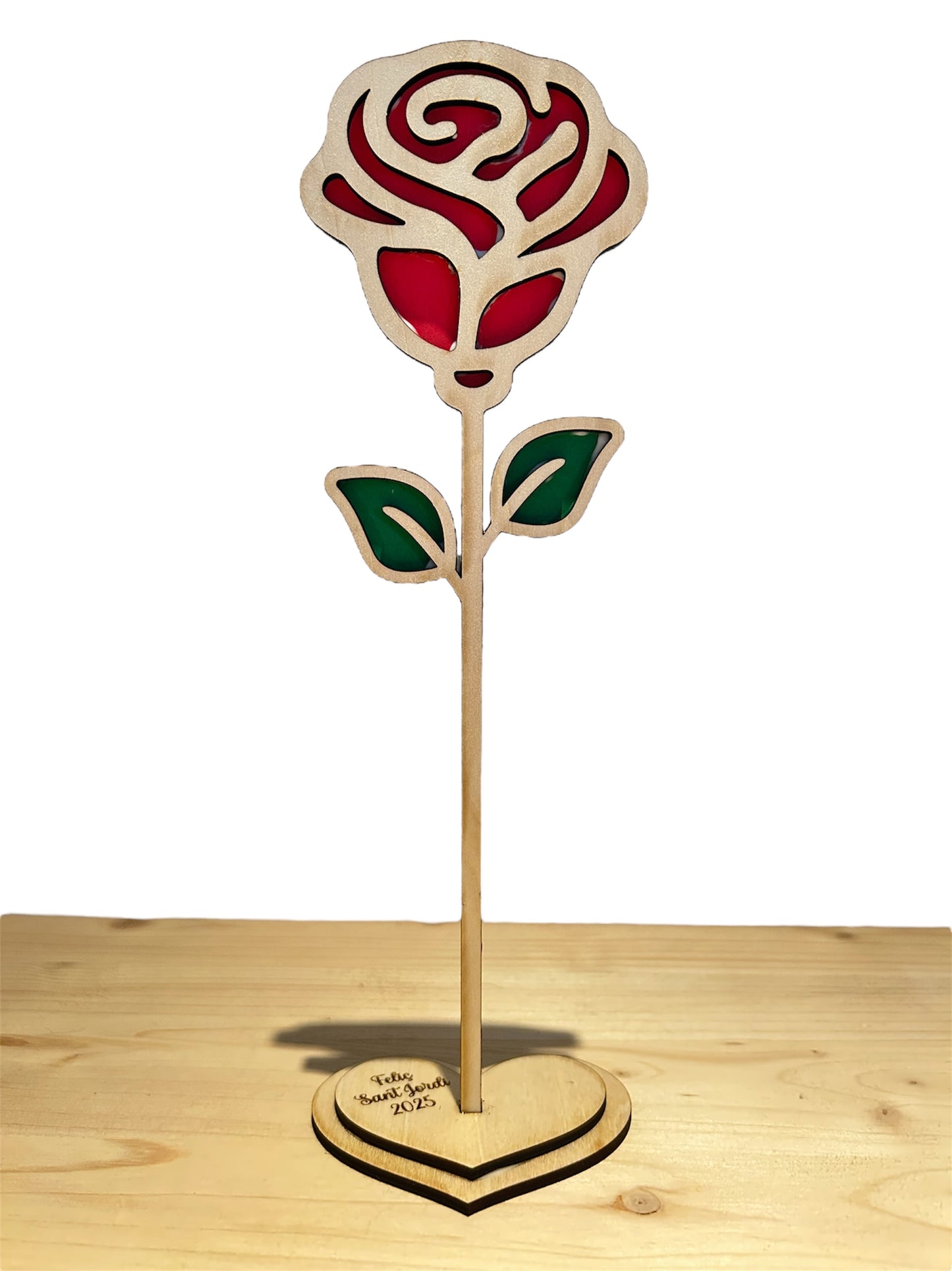 Rosas de madera