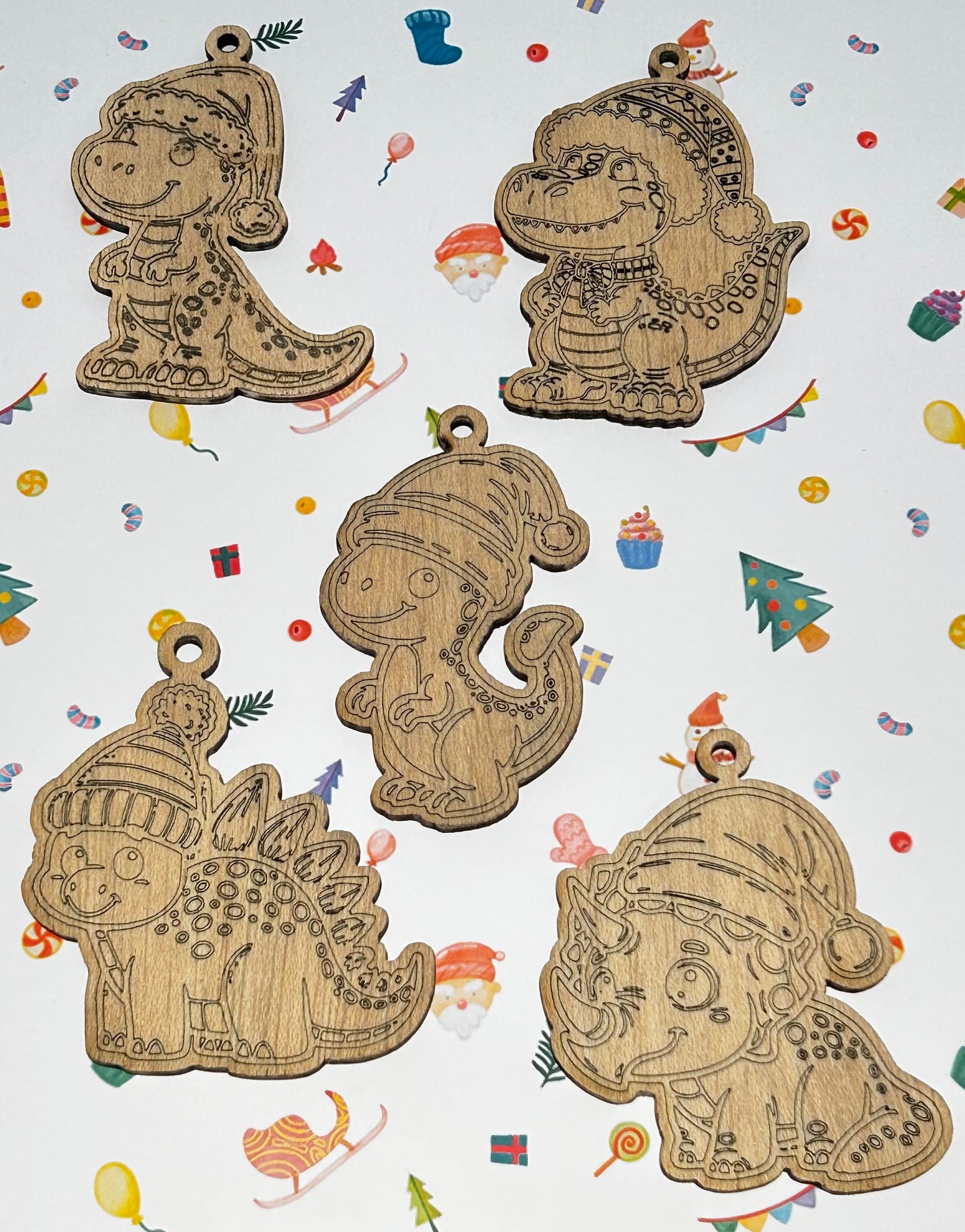 Bola de Navidad dinosaurios