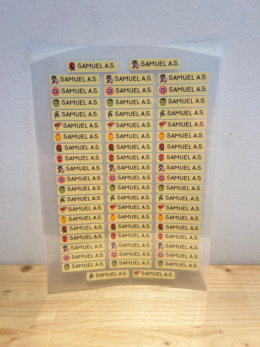 Etiquetas termo adhesivas