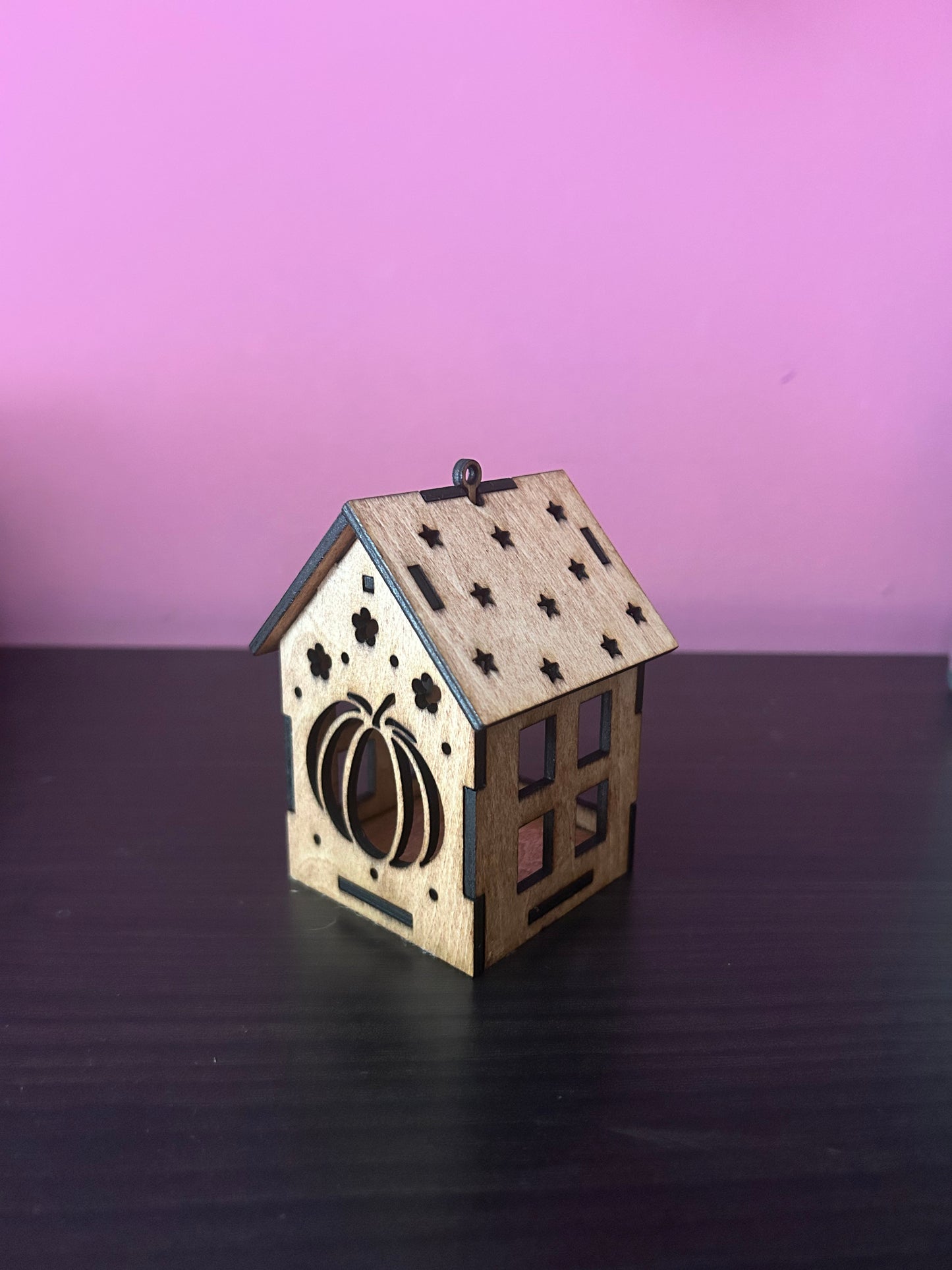 Casitas otoñales de madera
