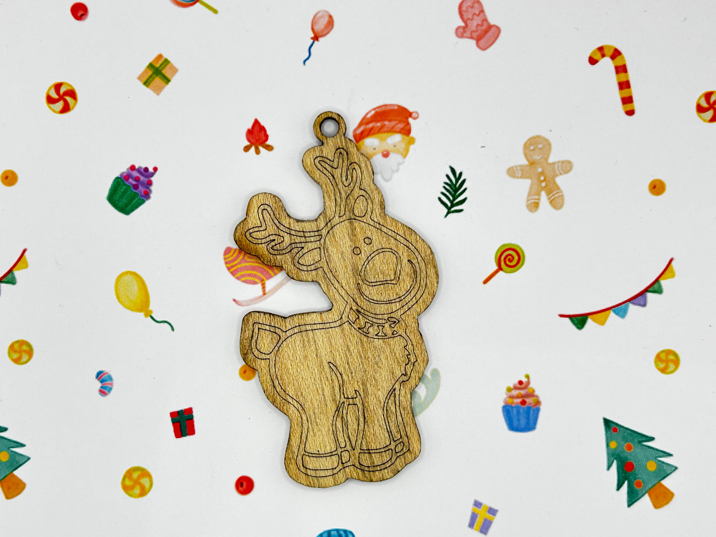 Bolas de Navidad de madera para pintar