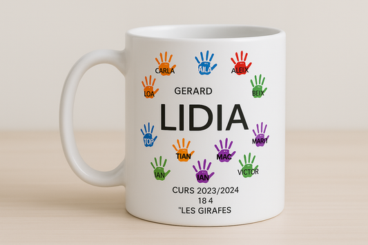 Taza Profes - Huellas