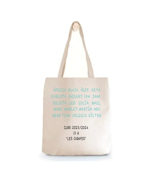 Tote Bag Profes - Inicial y nombre