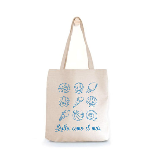 TOTE BAG "BRILLA COMO EL MAR"