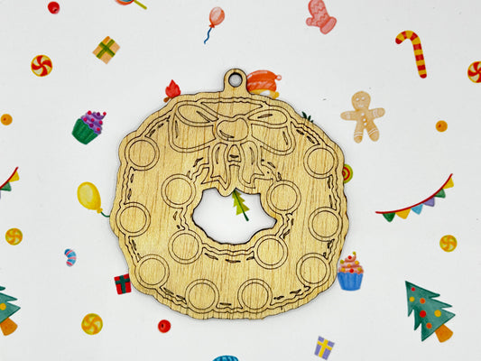 Bolas de Navidad de madera para pintar