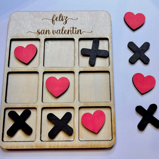 Taza con juego “3 en raya”