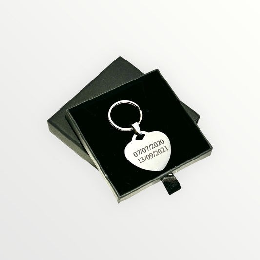 Llavero corazón personalizado