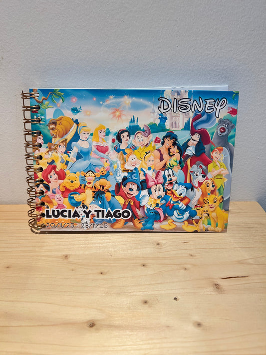 Libro autógrafos Disney