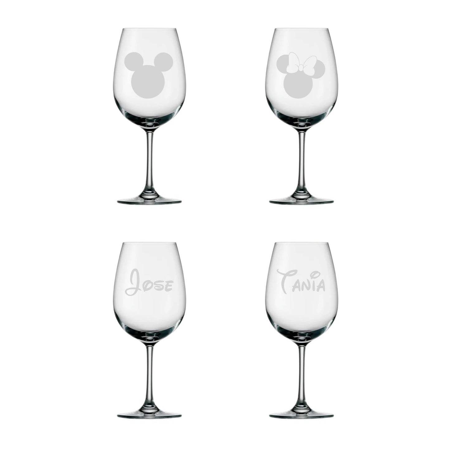 Pack 2 copas de vino "San Valentín"