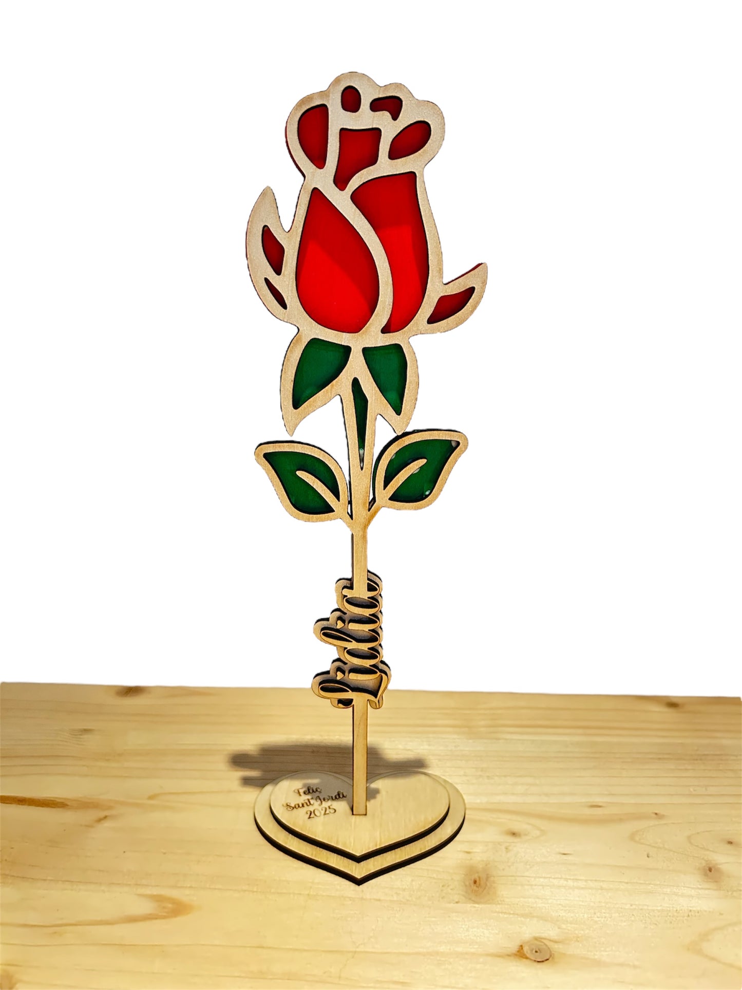 Rosas de madera