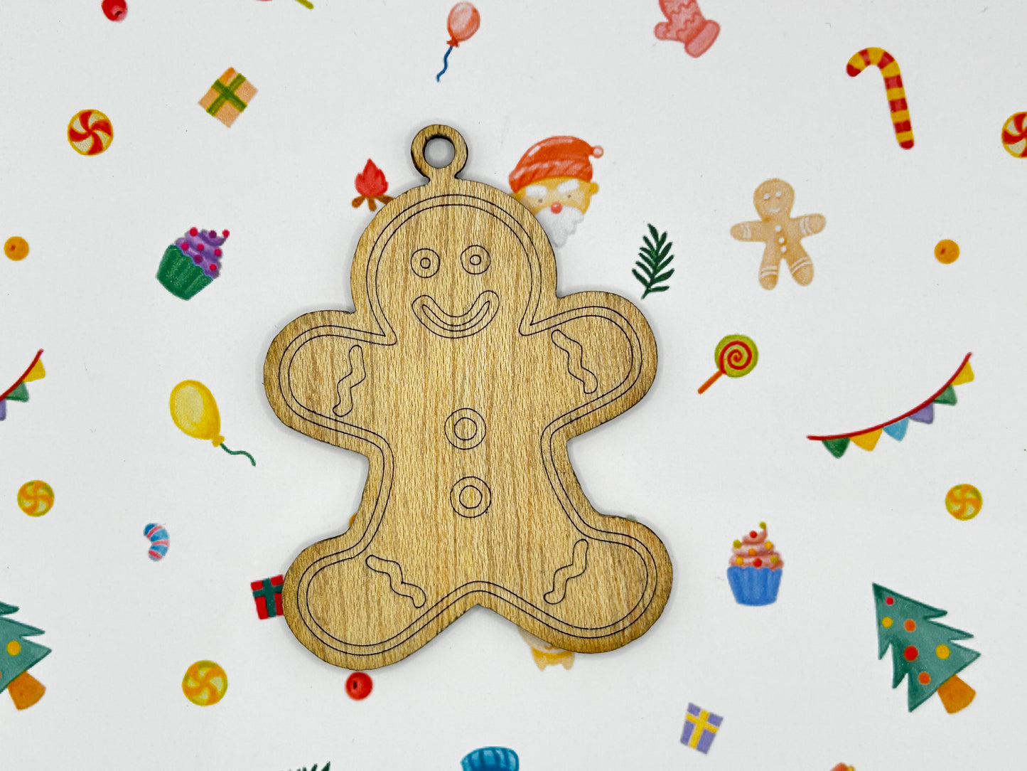 Bolas de Navidad de madera para pintar