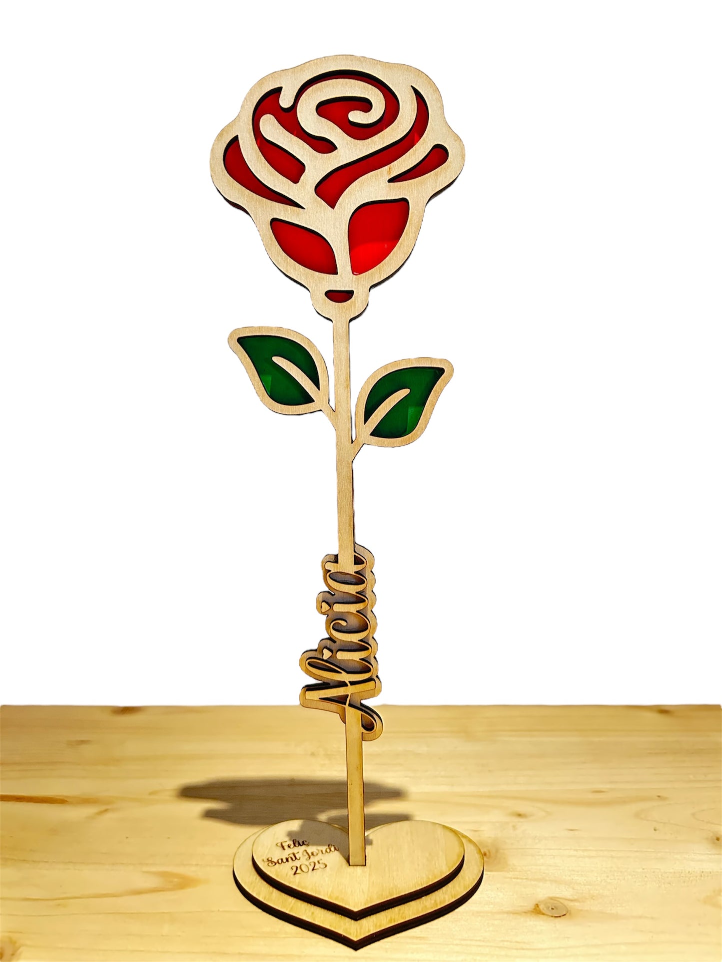 Rosas de madera