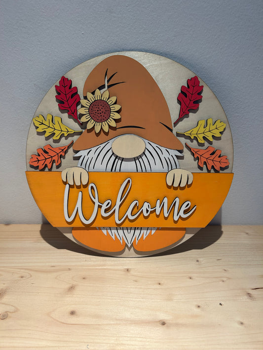 Placa decorativa puerta “Otoño”