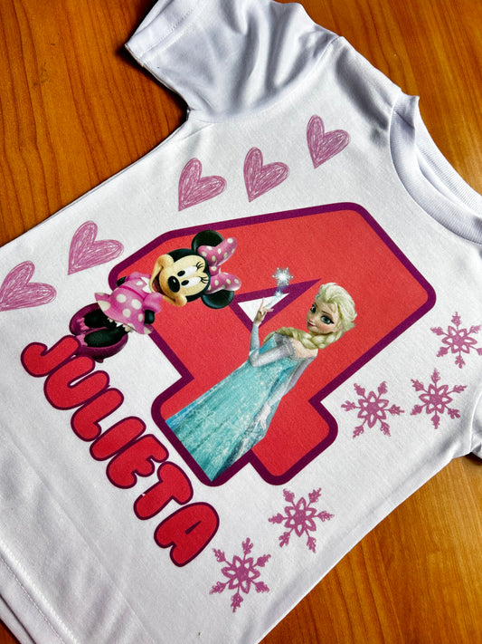 Camiseta personalizada para cumpleaños
