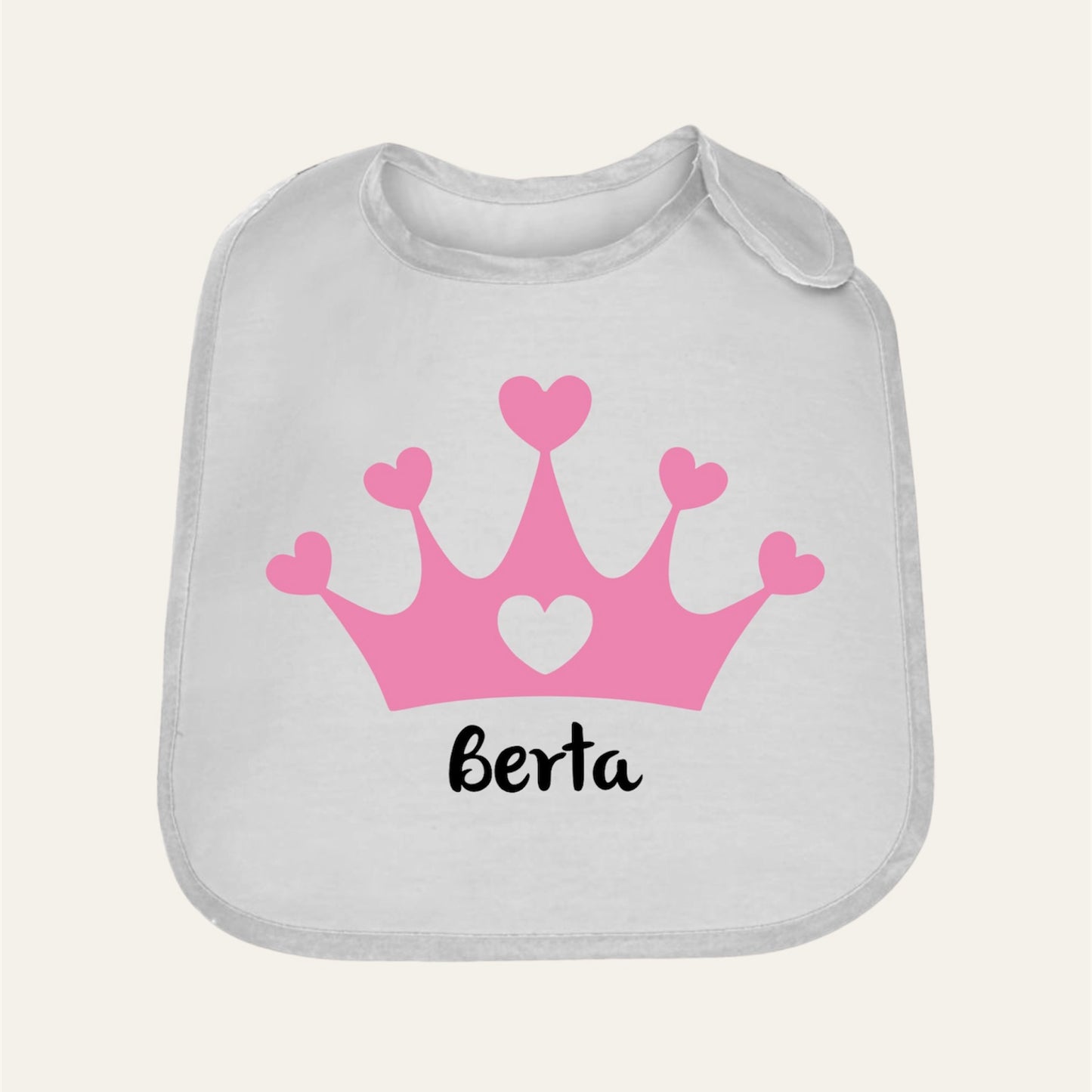 Babero personalizado velcro