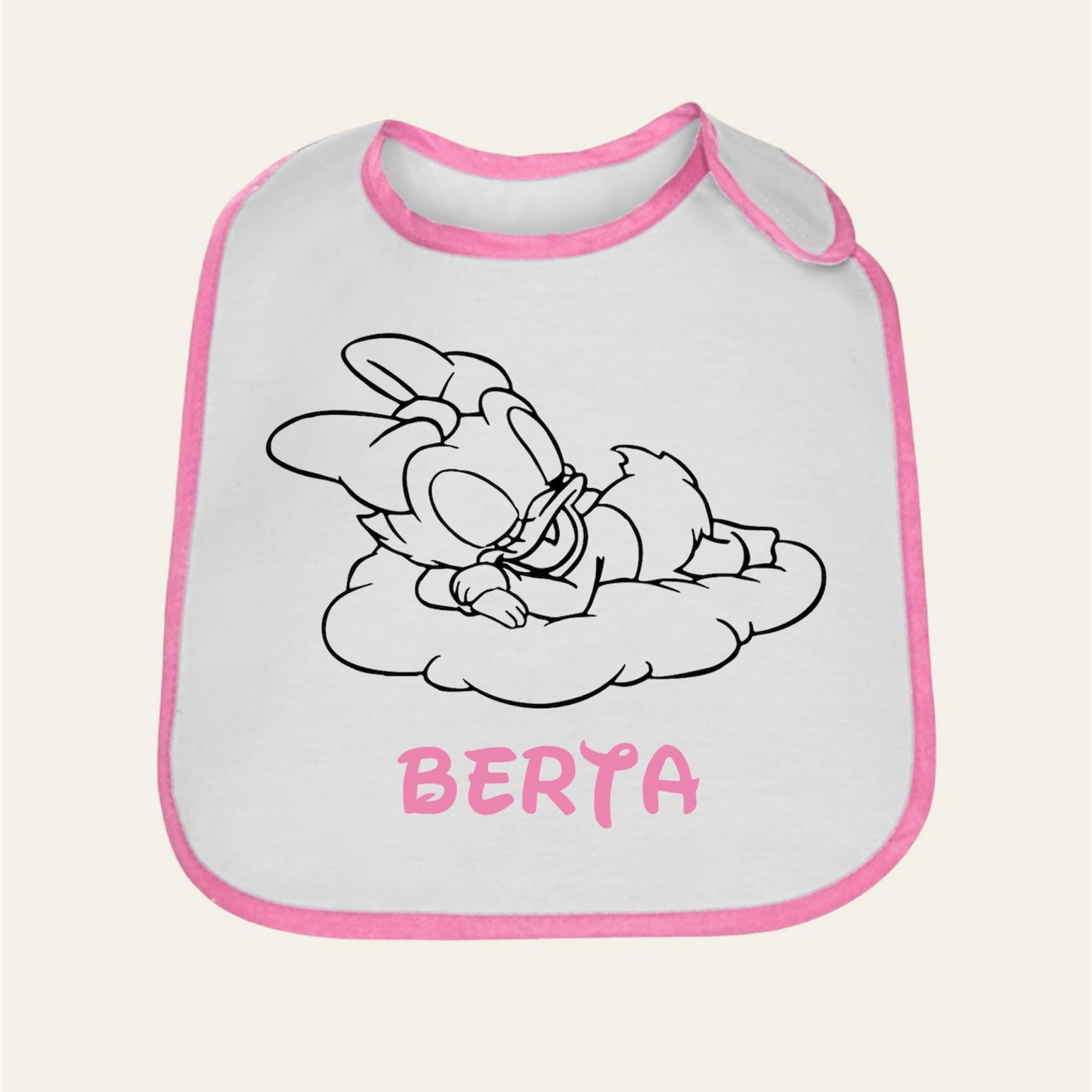 Babero personalizado velcro