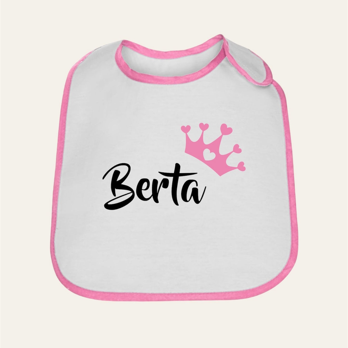 Babero personalizado velcro