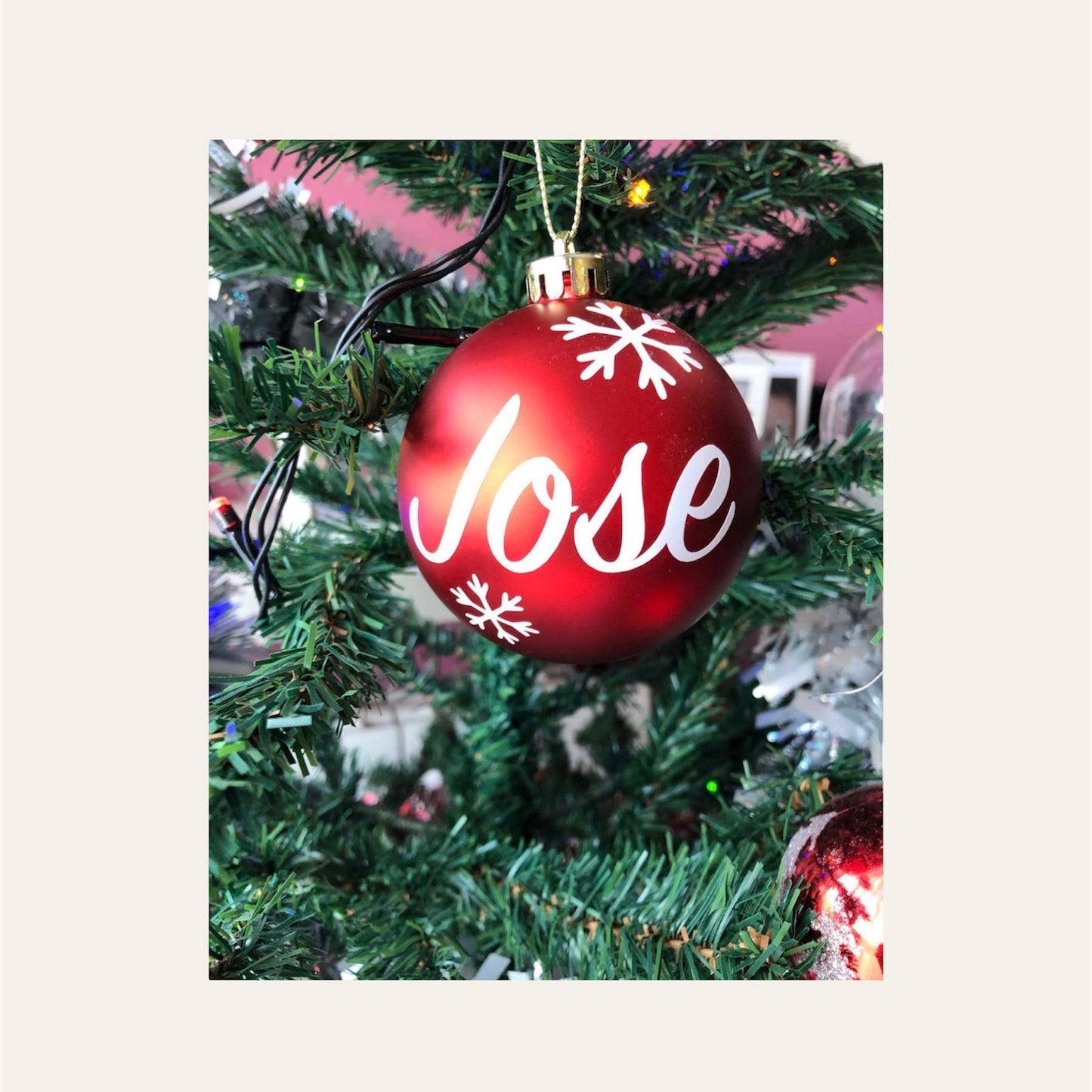 Bola de Nadal personalitzada