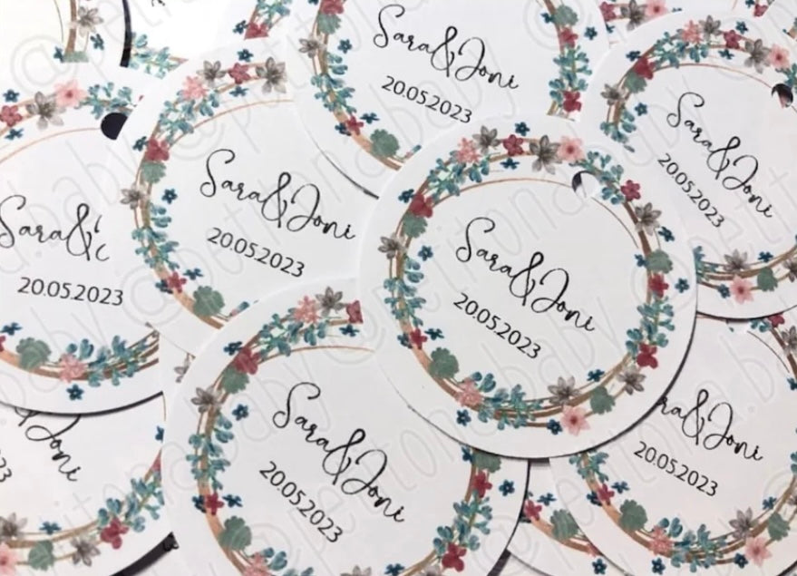 Etiquetas para detalles 5cm
