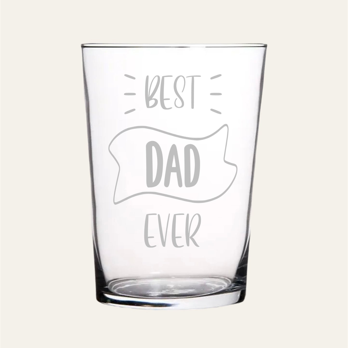 Vaso sidra personalizado día del padre