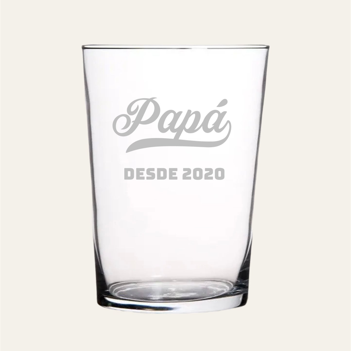 Vaso sidra personalizado día del padre