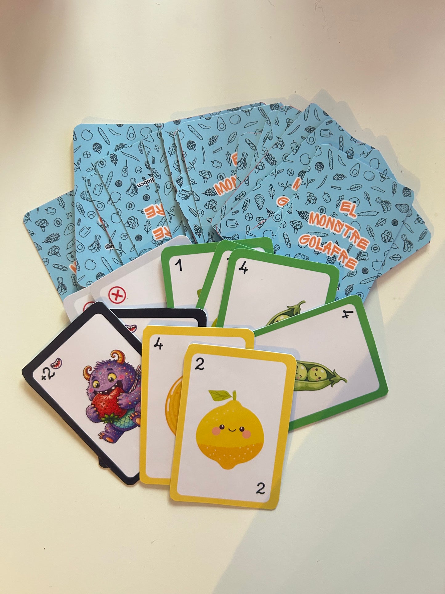 Juego Cartas “El monstruo Glotón” (CAST)