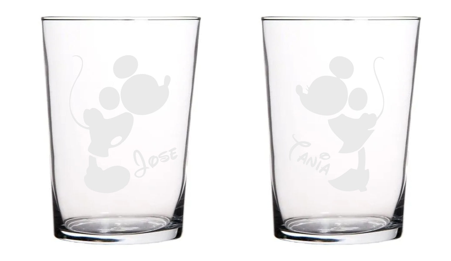 Pack 2 vasos de sidra "San Valentín