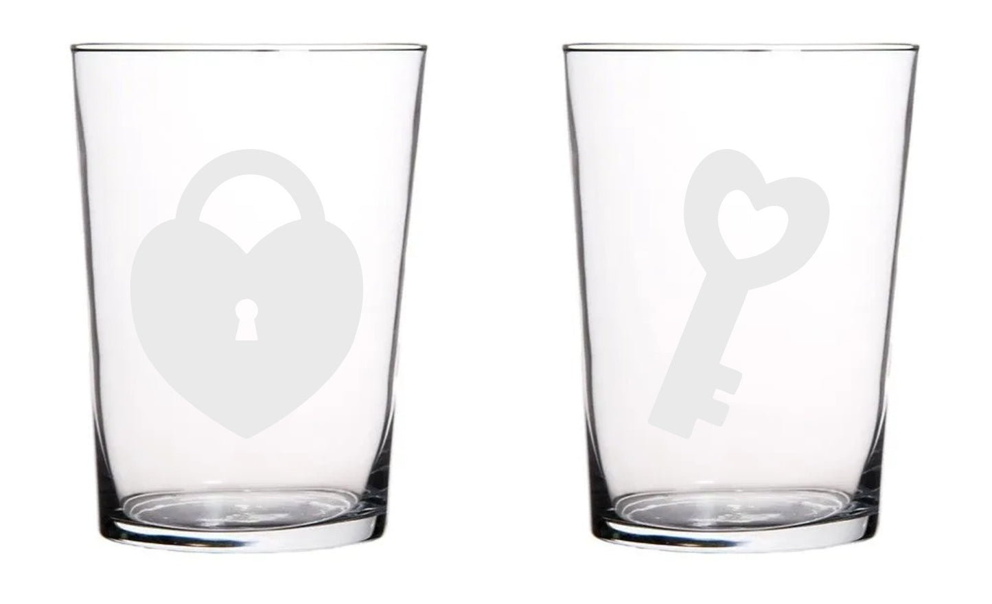 Pack 2 vasos de sidra "San Valentín
