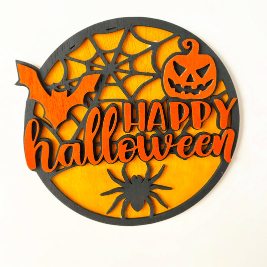 Placa decorativa puerta “Halloween”