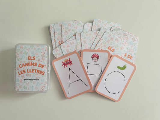 Tarjetas “Los caminos de las letras” (Tarjetas Físicas) (CAST)