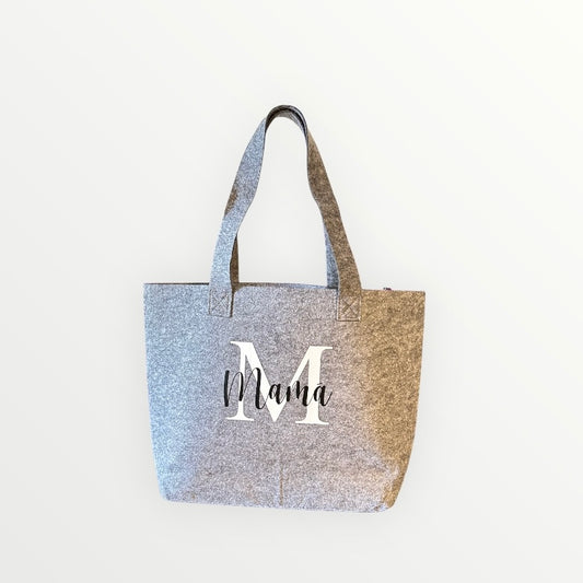 Tote bag de fieltro personalizada