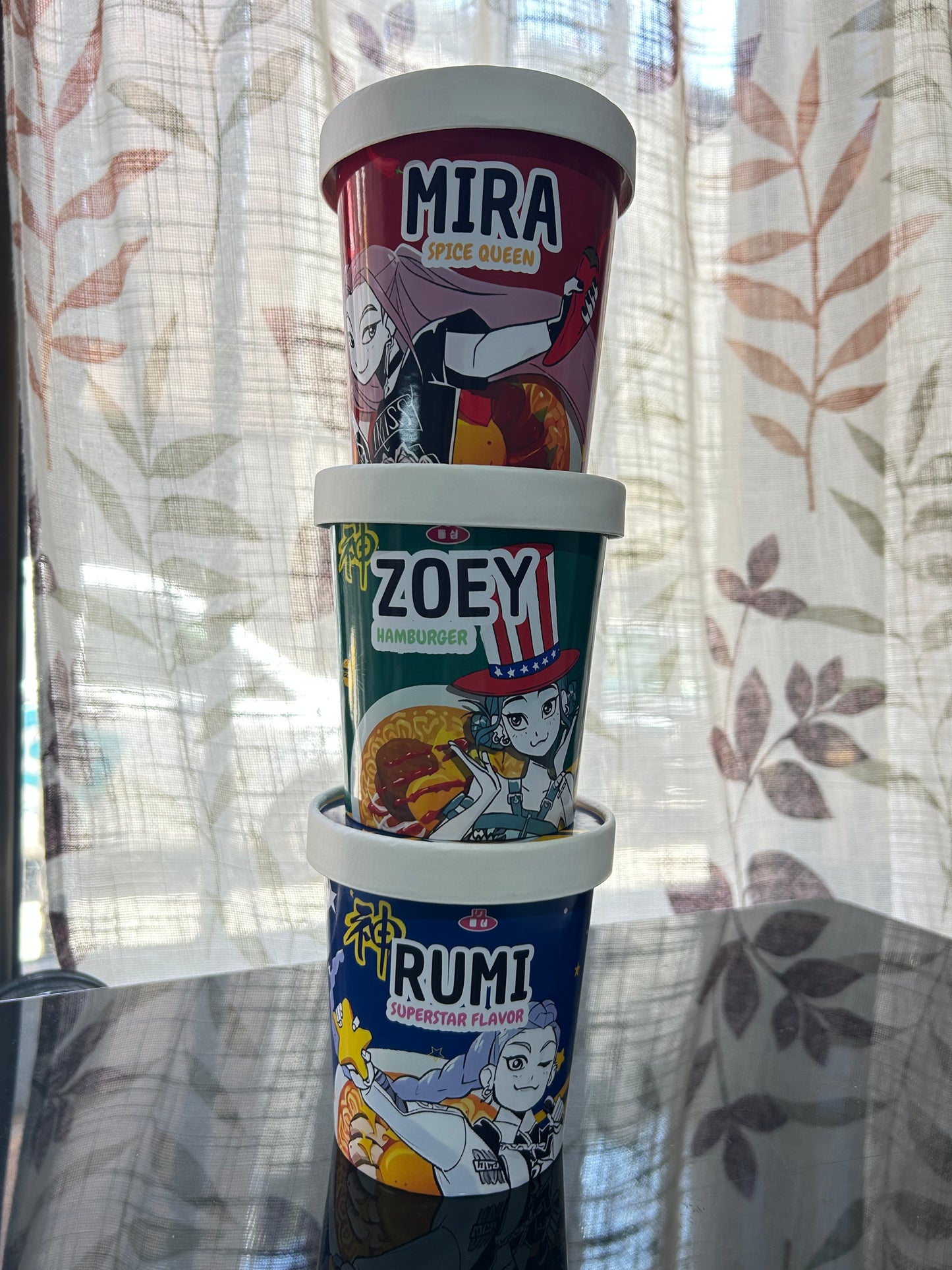 Vaso ramen K-pop (sin relleno)