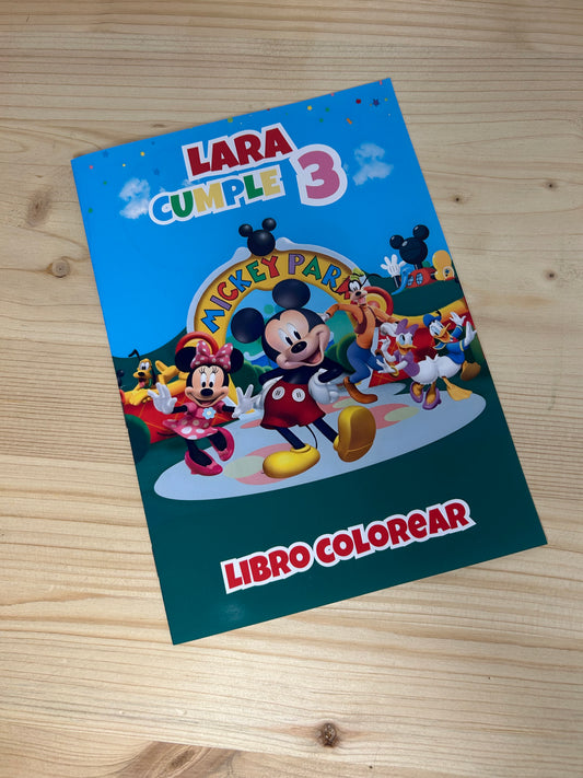 Pack “Libro colorear y colores grandes”