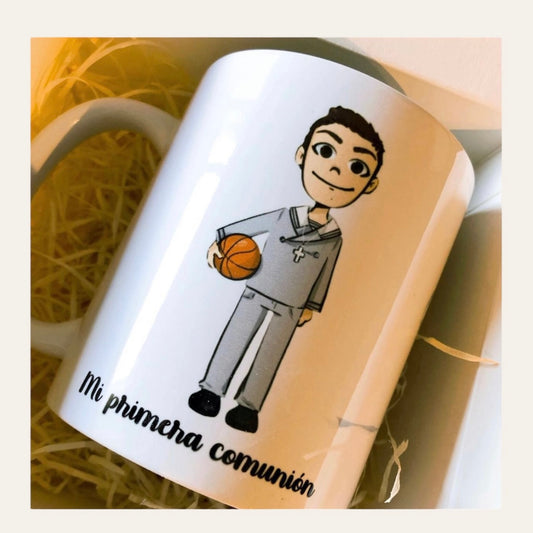 Taza de cerámica personalizada “Mi primera comunión”