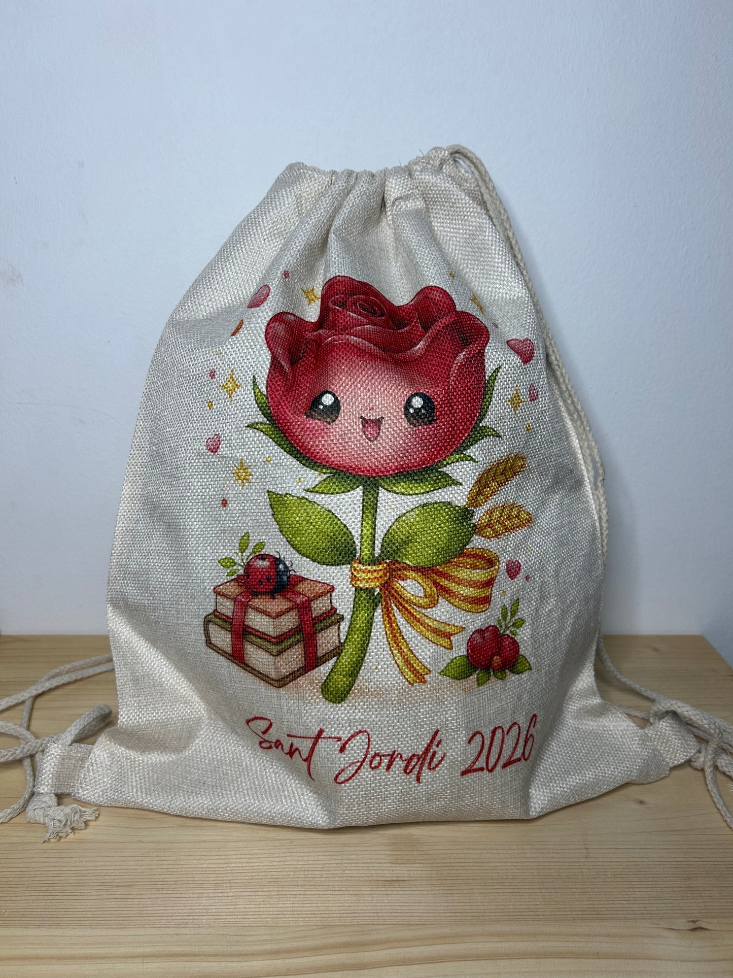 Mochila cuerdas nature “Edición Sant Jordi”