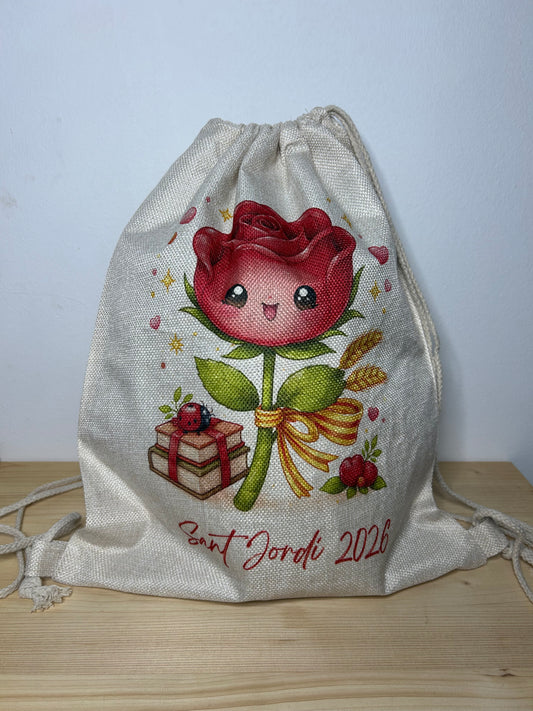 Mochila cuerdas nature “Edición Sant Jordi”