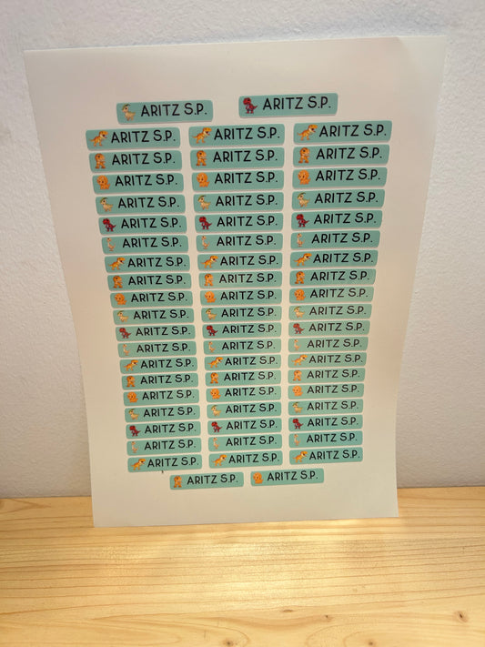 Etiquetas adhesivas