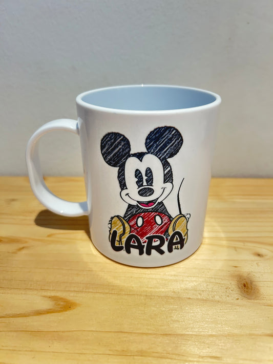 Taza de plástico personalizada