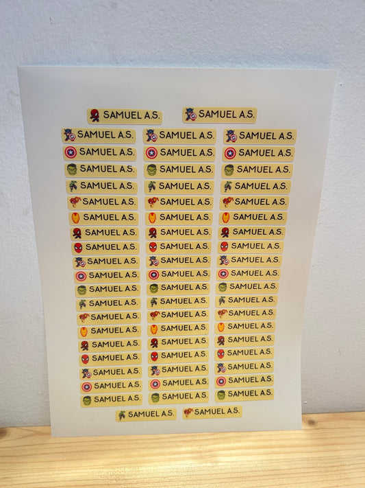 Etiquetas adhesivas