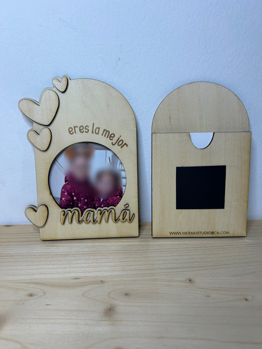 Imán Mamá con Mensaje y Foto