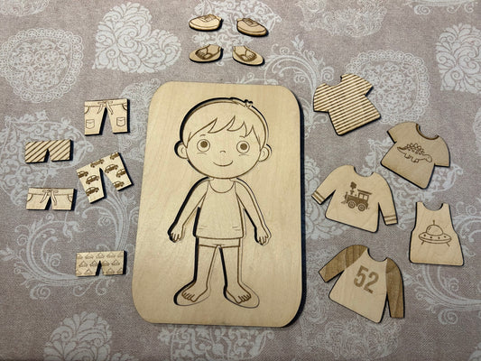Muñeco de madera - Sam