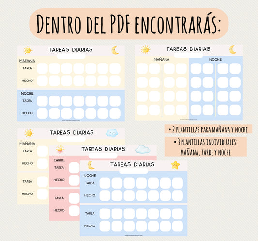 Planificador Tareas Diarias (Castellano)